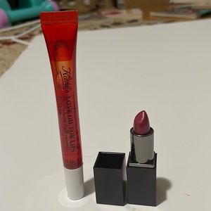 Laura mercier sample size lipstick and full size lip oil treatment by kiehls